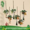 2026 Dragon Boat Festival Mugwort Fan Pendant & Indoor Sachet Bells for Door Handle and Decoration