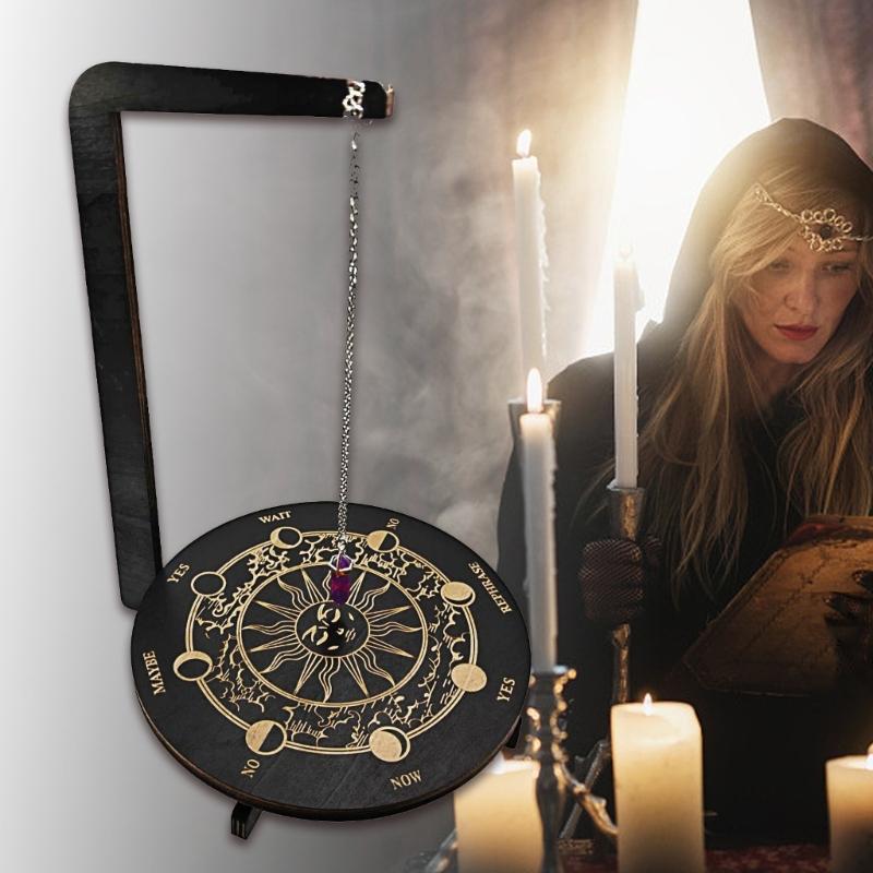 Pendulum Crystal Holder Divinations Pendulum Board Pendulum Holder for Crystal
