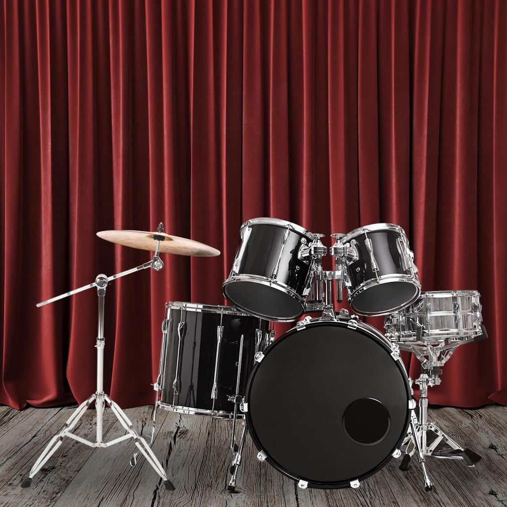 aleawol Cymbal Stand, Height Adjustable 70-120cm, High Boom and Straight Combo, Double Leg Boom, with Rubber Feet, Musical Instrument Accessory