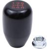 ApplianPar Black Universal Transmission 5 Speed Manual Shift Knob M10x1.5 Screw Adapter Nuts JDM for Acura for Honda