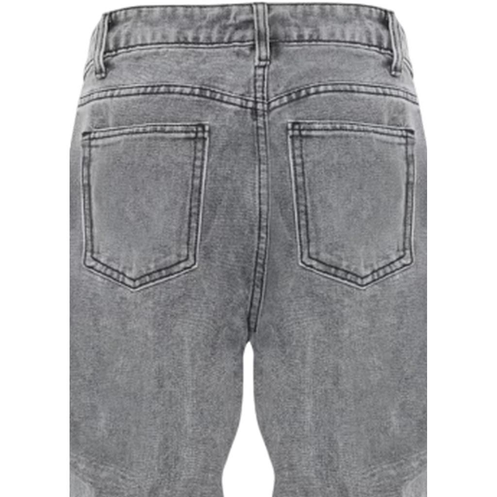 I Saw It First Womens/Ladies Ruched Straight Jeans