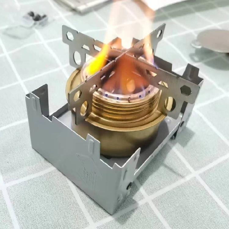 Stable Alcohols Rack Platform Rusts-Resistant Wear Portables Alcohols Stove for Emergencies Cooking