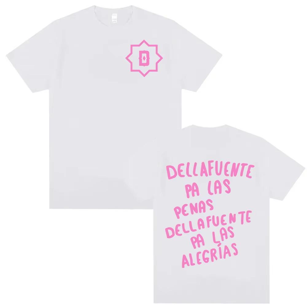 Rapper Dellafuente Pa Las Penas Dellafuente Pa Las Alegrías Graphic T-shirt Men Women's Clothing Cotton T Shirts