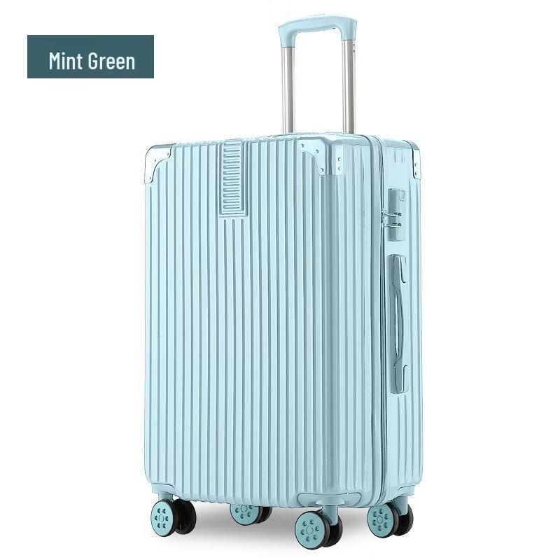 Li Shen Retro Zipper Travel Suitcase