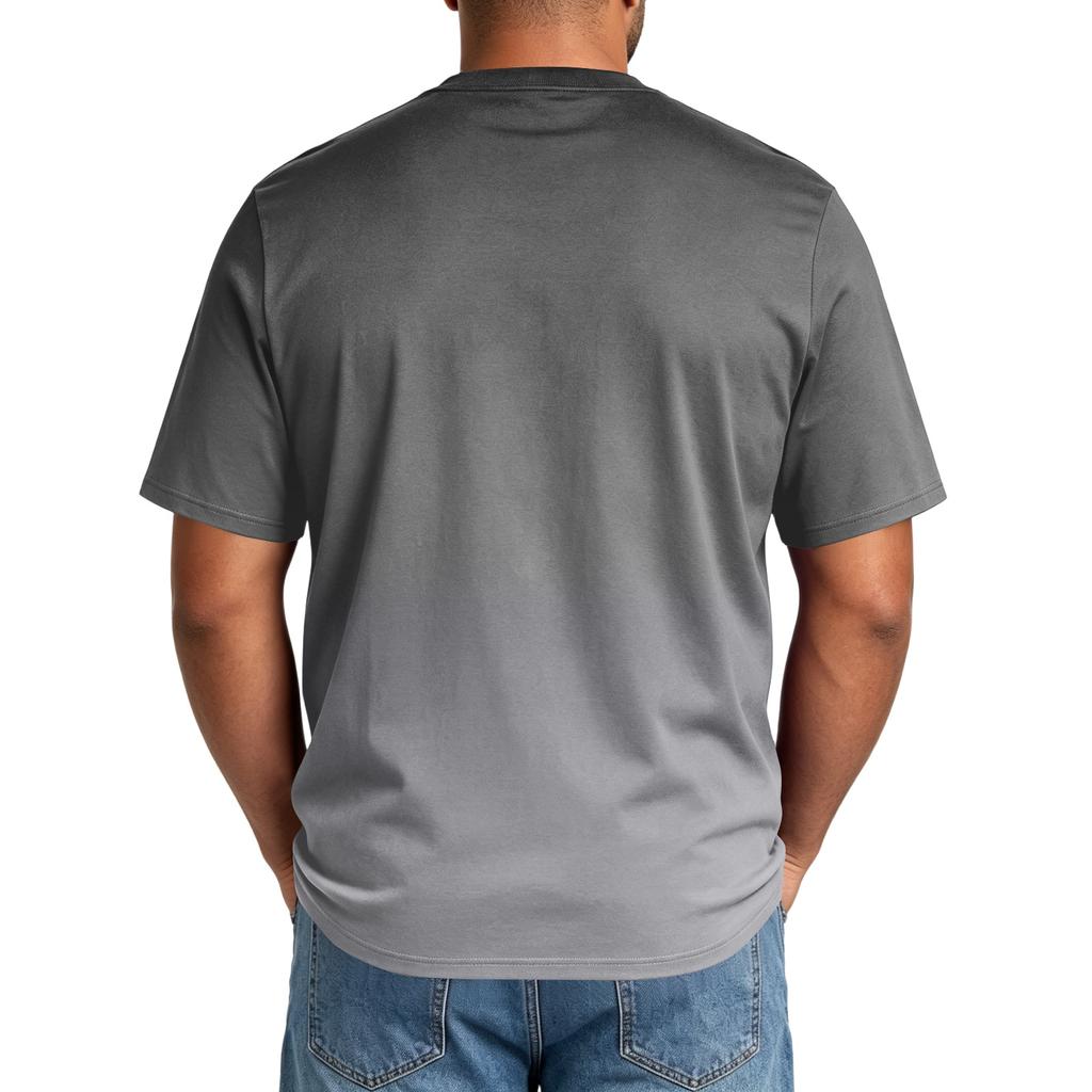 Men's Big Size Comfortable Breathable Casual Loose Fit T Shirt Top Soft Fabric Short Sleeve Crew Neck Tee for Everyday Wear