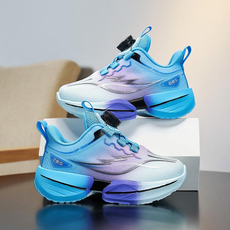 Boys Shoes 2025 New Summer Children's Mesh Shoes Junior High School Boys Soft-soled Sports Shoes Breathable Running Shoes