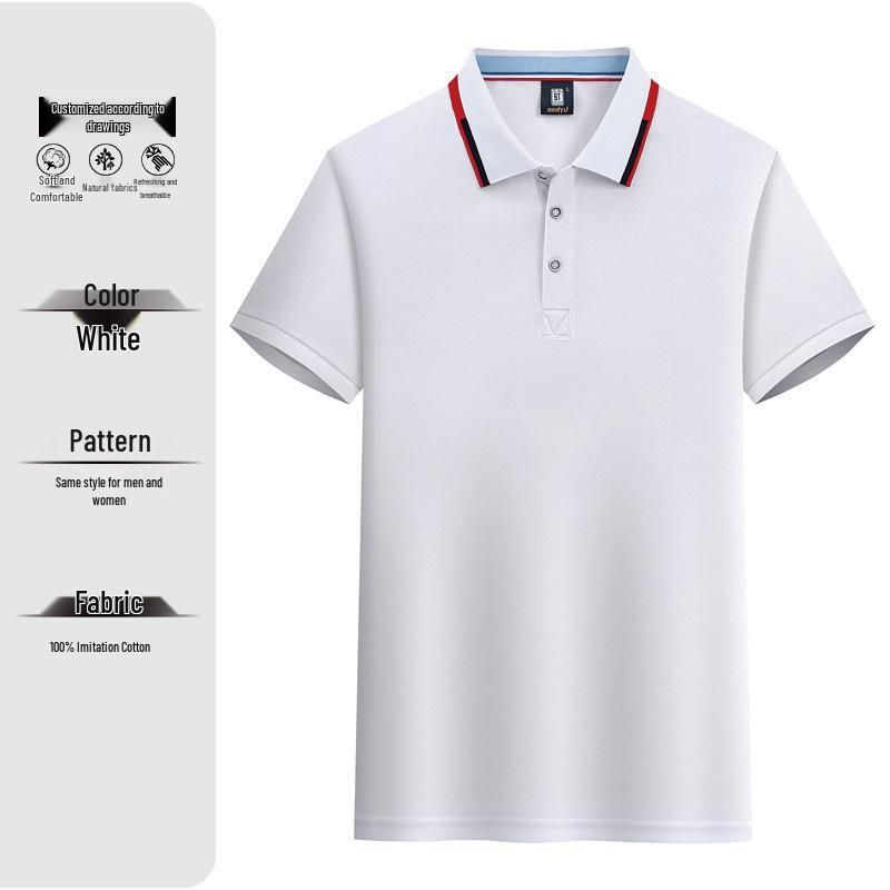 Custom Embroidered Polo Shirt - Men's Quick-Dry Short Sleeve Workwear