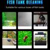 Aquarium Doppelseitige Reinigungsbürste Aquarium Magnetischer Glasreiniger Bürsten Entfernen Moosbürsten