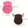 Gourd-Shaped Velvet Gifts Bags Colorful Drawstring Jewelry Bags Storage Pouches For Wedding Christmas Party Gifts Packaging Bags