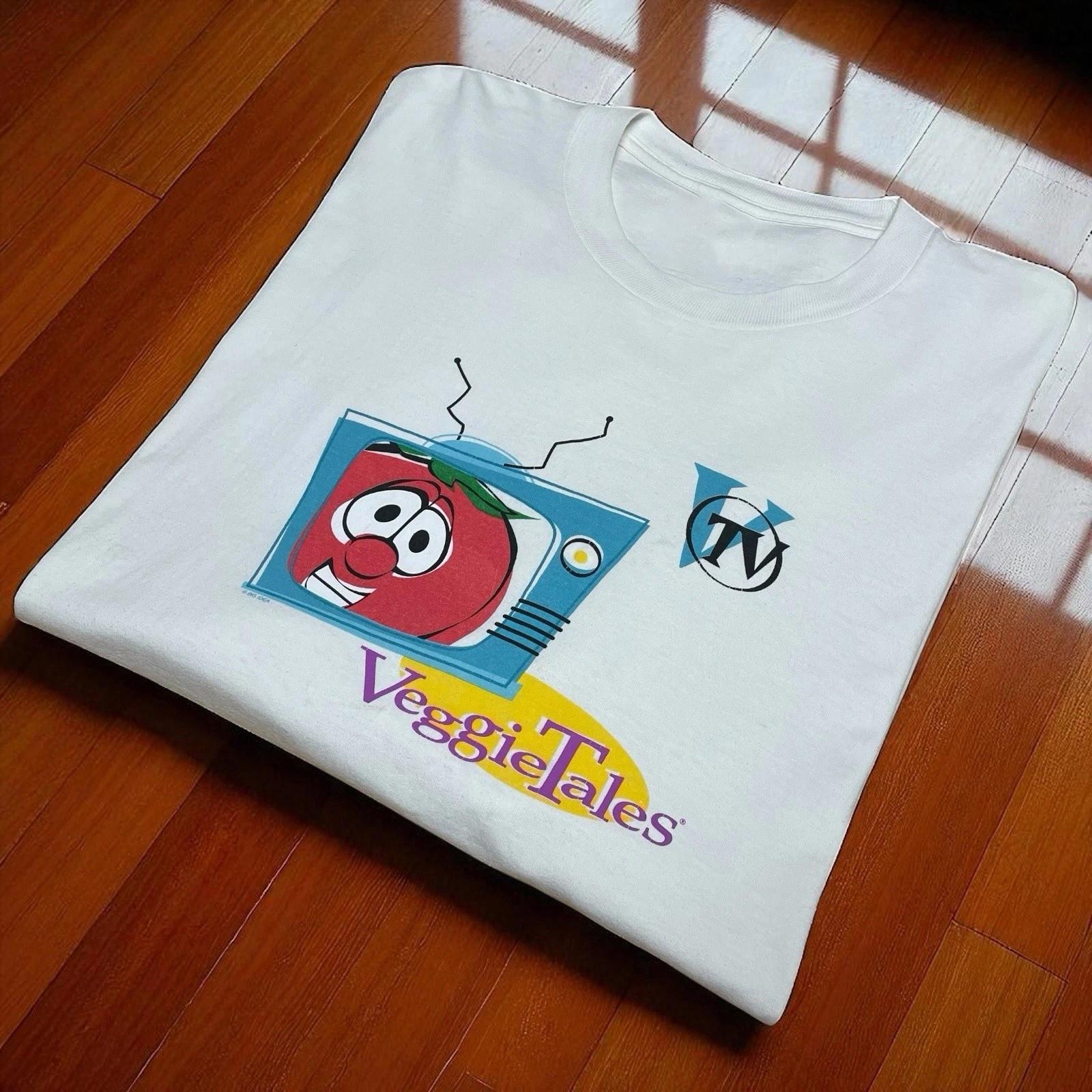 

Veggie Tales TV Promotional T-Shirt Big Idea Comfort Colors Brand New XXL