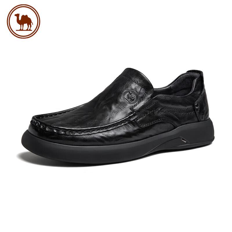 Camel Men s Slip-On Leather Business Shoes P15A155004 EU 40 чёрный