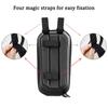 Trendy 2-4L Electric Scooter Front Bag EVA Hard Shell Handlebar Hanging Bag Waterproof Reflective Storage Case