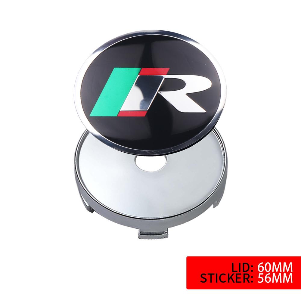 2025 New For Skoda Octavia VII VRS R Rapid Fabia Yeti Superb Kamiq Car Badge Hub Cap Hub Stickers Wheel Dust-proof Logo Covers D