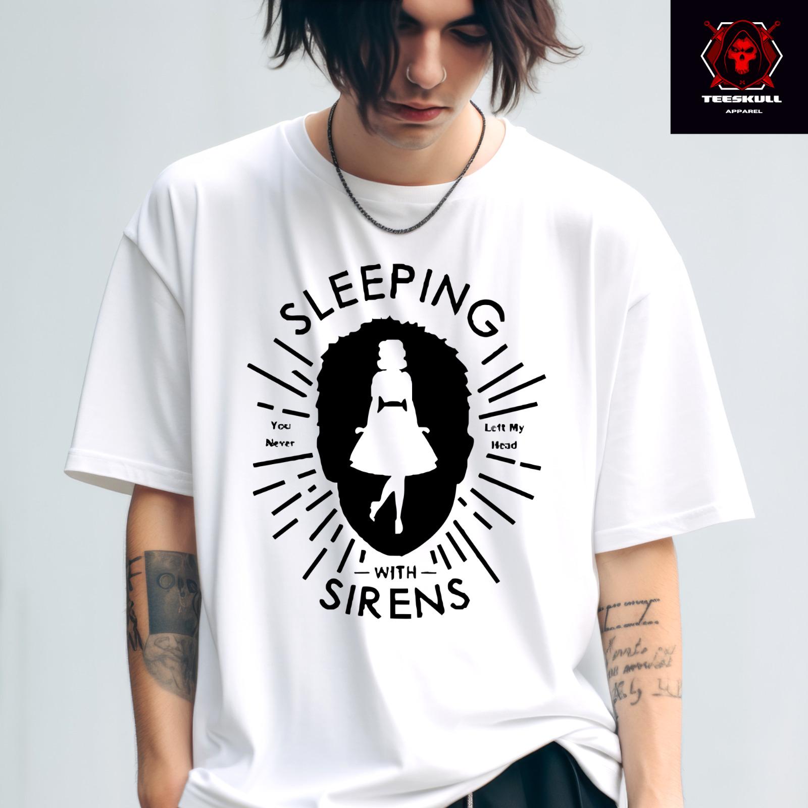 26 Sleeping with Sirens Punk Rock Band Tee Heavy Cotton Unisex T-SHIRT S-3XL  Unisex T-Shirt L