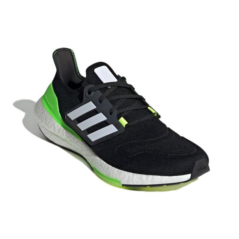 Adidas UltraBoost 22 'Black Solar Green' Sneakers GX6640