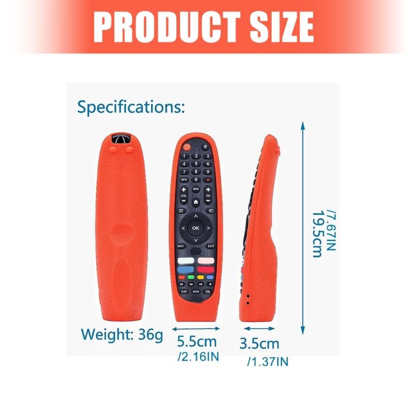 Soft Silicone Protective Case Skin For RM-C3408 TV Remote Shockproof And Dustproof Design