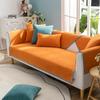 Herringbone Chenille Sofa Cushion Covers Anti-Cat Scratch Non-Slip Winter Couch Protector Cover for Sofa Living Room 1 Piece