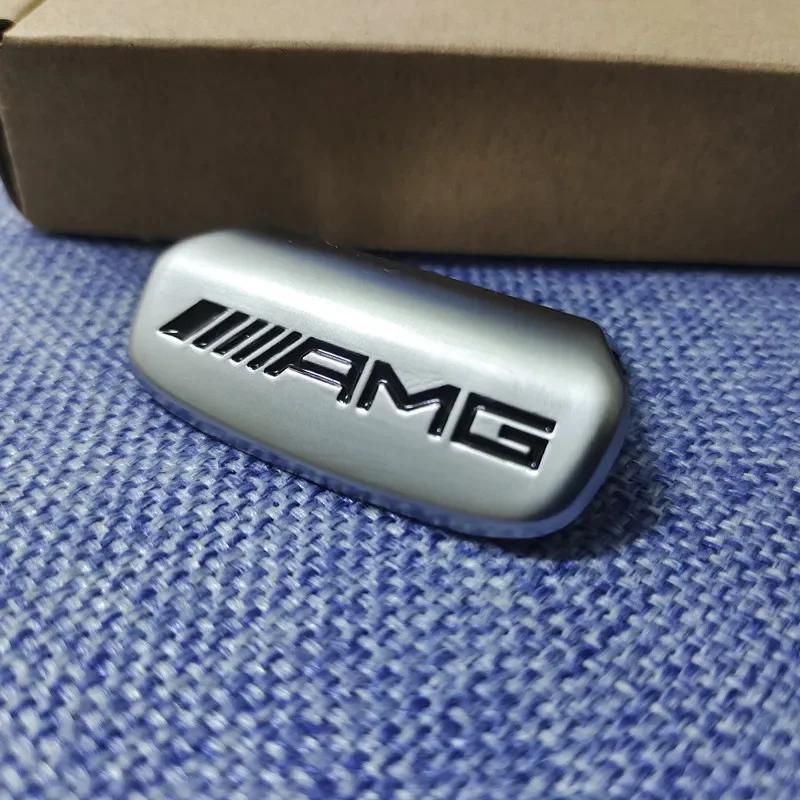 AMG Emblem Car Steering Wheel Sticker Accessories For Mercedes Benz Brabus Maybach Smart W204 GLC CLA W205 W203 W206 W108 W124