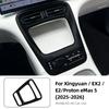 Premium Silicone Center Console Mat For Geely Geome X 2025-2026 Anti-Slip Anti-Scratch Car Interior Cover Accessories
