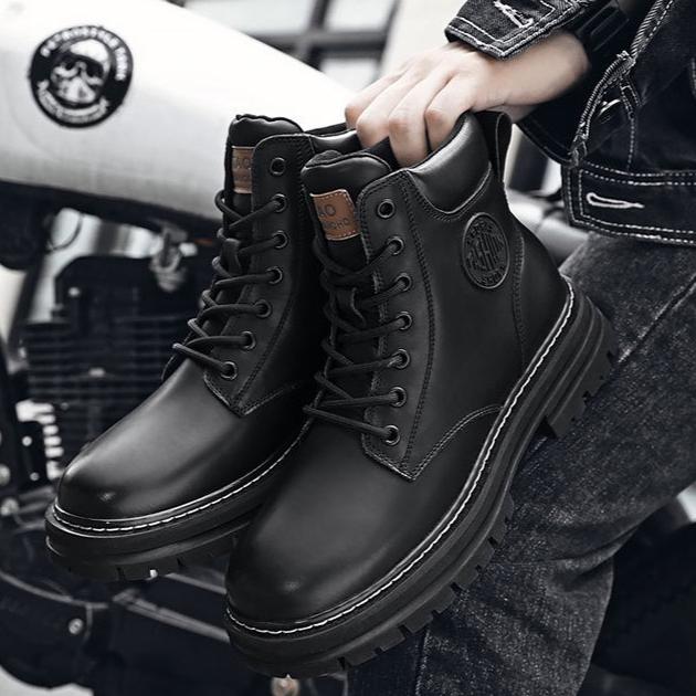 Pánské letní odolné stavební martinské boty, pracovní oděvy, nepromokavé a protiskluzové, horolezecké, jarní