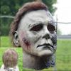 Halloween Michael Myers Mask 2024 Halloween Horror Cosplay Skremmende svart Halloween-maske