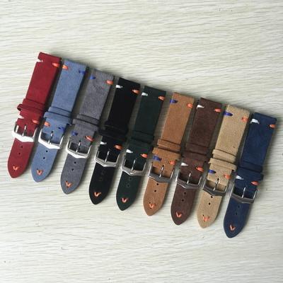 20mm 22mm Personality Mate Echtleder Doppelstiche Uhrenarmband für Tudor U-Boat Hamilton Seiko Armband