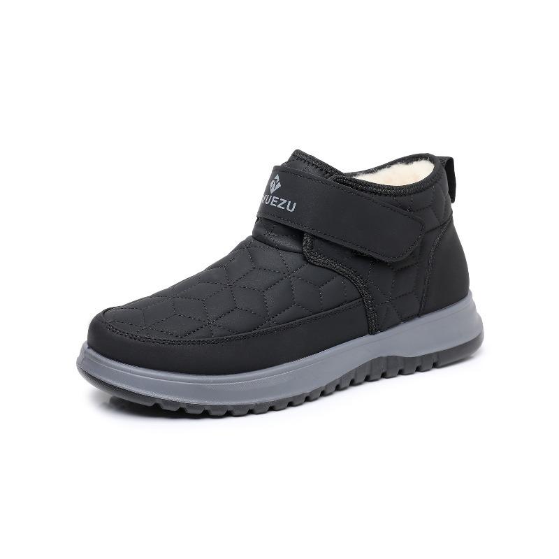 

Флисовая обувь, Утепленные холодостойкие и теплые зимние ботинки, Высокие ботинки на липучке 41 чёрный