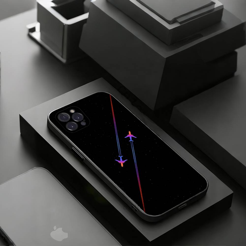 

Премиальный чехол для телефона с изображением самолета для iPhone 11Pro 13 12 11 Pro Max 16e 17 Air 16 15 14 Plus 11ProMax iPhone17pro