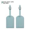 PU Leather Luggage Tag & Anti-lost Boarding Pass Holder with Logo