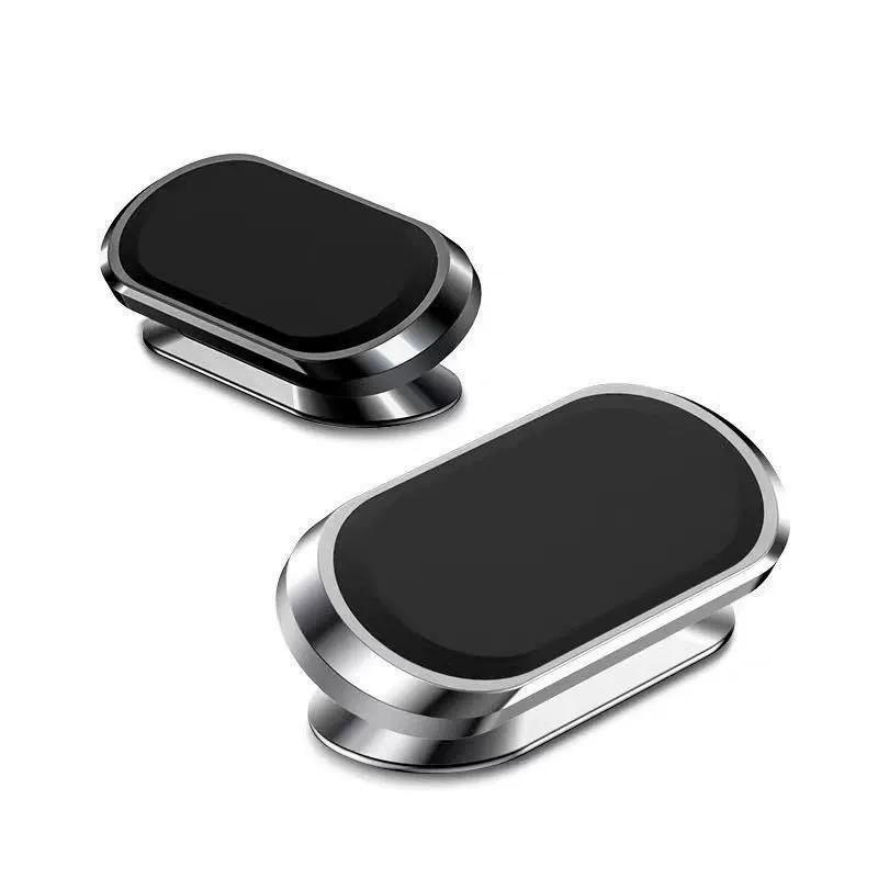 Magnetic Car Phone Stand With Rotatable Alloy Design For Handsfree Navigation And Safety