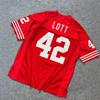 European and American Street Retro Mesh Loose V-neck Digital Printed T-shirt