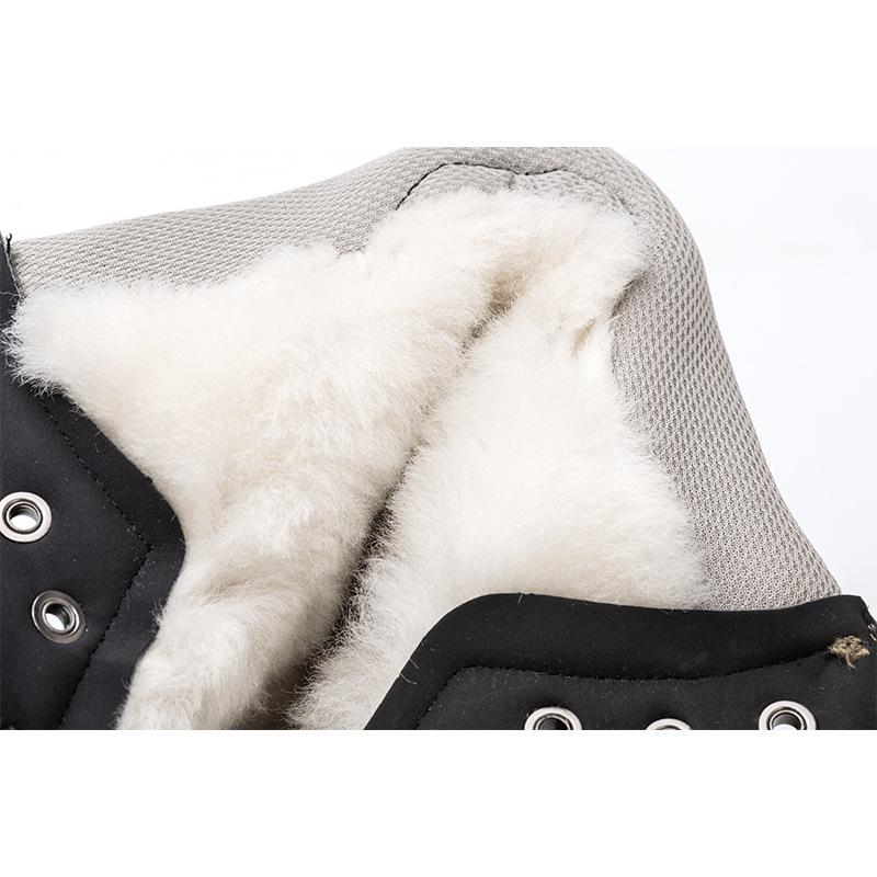 Męskie Wodoodporne Zimowe Buty Robocze ze Stalowym Noskiem - Odporne na Zgniecenie, Odporne na Przebicie, Odporne na Ścieranie, Deodorant, Pluszowa Podszewka.