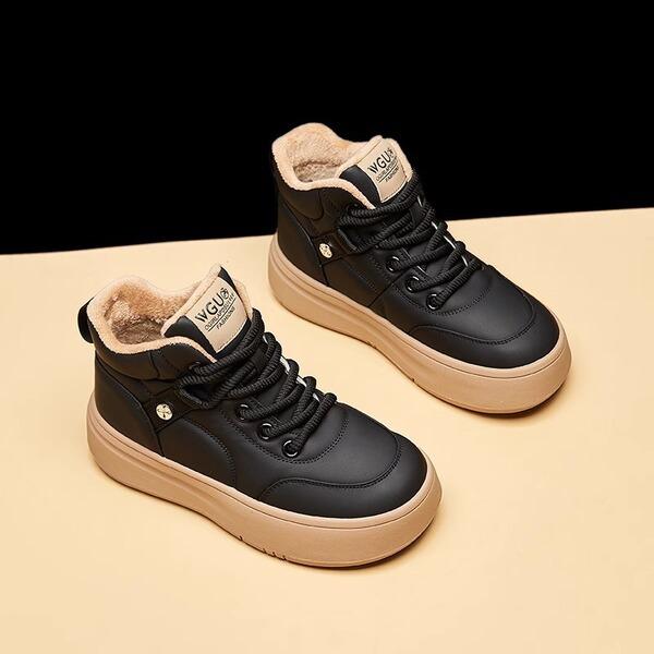 Snow boots women's new women's winter velvet thickened warm shoes waterproof platform boots short boots cotton shoes