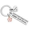 Stainless Steel Pendant 16 18 Year Old Girls Birthday Gift Keychain Holiday Stainless Steel Keychain for Backpack Bag Pendant