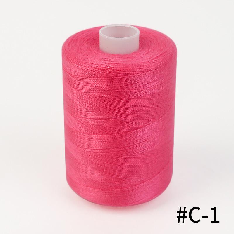 402 High-Speed Polyester Sewing Thread - 1000 Yards, Rainbow Colors, Ideal for Home and Hand Sewing Projects