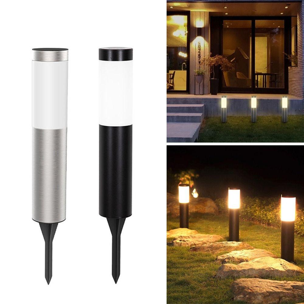 LED Solar Path Light Stainless Steel Landscape Light New Garden Lawn Lamp Driveway