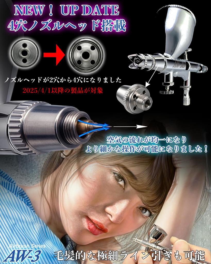 Diametru Duză Aerograf Echipat Dublu cu Aer Centralizat al Duzei Aerograf Delicat de Precizie Producție Artă Aerograf Diametru Duză Aerograf [Aerograf