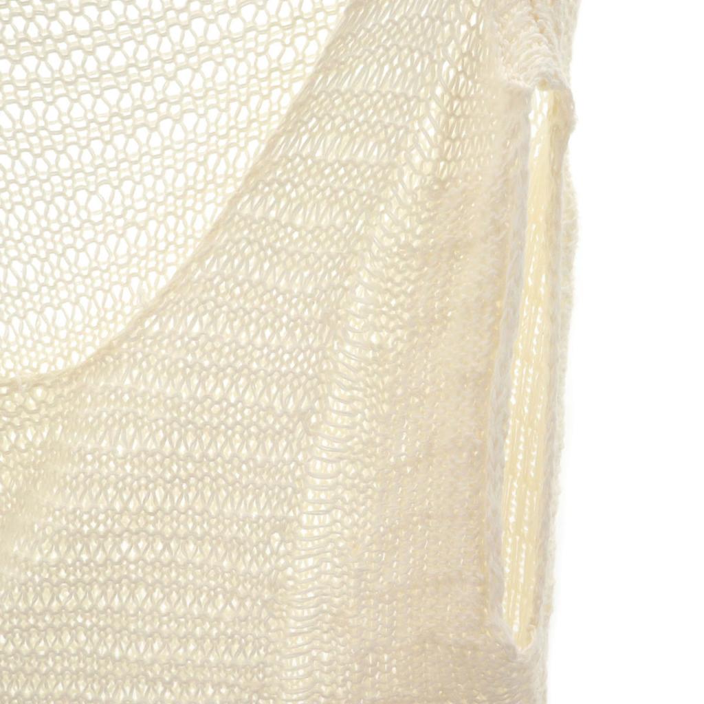 Helmut Lang Linen No Sleeve Knit Best P Ivory Women Used