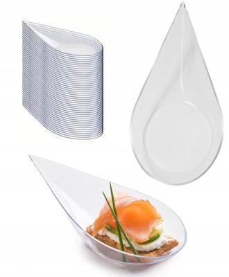 Dessert Containers For Snacks Fingerfood Asian Spoon Drop 50pcs.