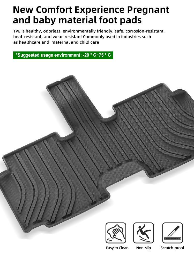 16-21 Toyota Sienta 170 TPE Floor Mats - Custom-Fit, All-Weather Protection
