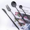 1pcs Stainless Steel Set Forks Knives Spoons Tableware Set Kitchen Set Dinnerware Matte Flatware Home Utensils Reusable Cutlery
