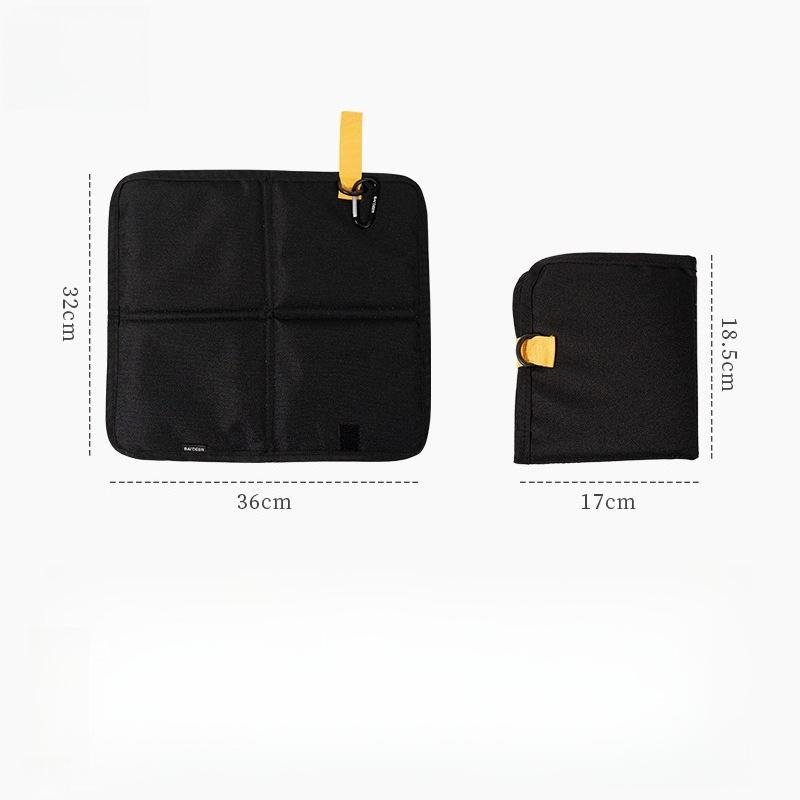 

1PC Outdoor picnic waterproof and moisture-proof thickened camping folding seat cushion portable lawn spring outing mat чёрный