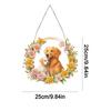 5D DIY Diamond Painting Pendant Dolphin Elephant Fox Wolf Cat Tiger Double Sided Special Shape DIY Diamond Art Pendant Kit