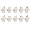 10 STUKS 4 Pin Sockets met Filament Magnetron Stekker Socket Connectoren Essentieel Vervangingsonderdeel voor Magnetron