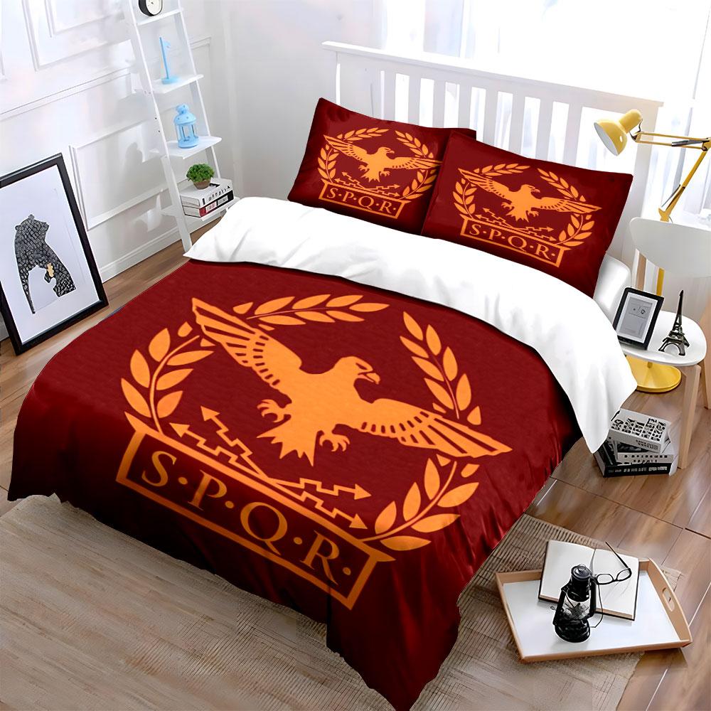Eagle, Laurel, SPQR Emblem. Bedding Sets Duvet Cover Sets Duvet Covers Pillowcases(1* Duvet Cover 2* Pillowcases Without Duvet Insert)