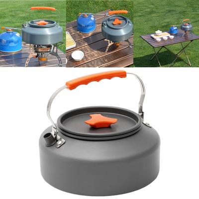 Portable Teapot Camping Kettle Aluminum Camp Coffee Pots Whistling Water Kettle for Boiling Water Teas Coffee