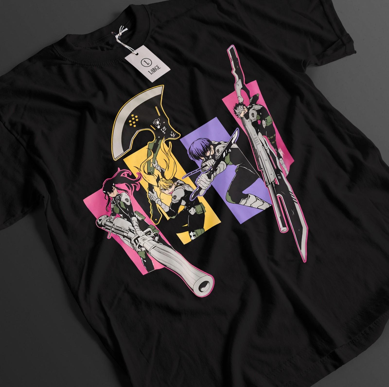 

Kaiju N 8 Shirt Kafka Tshirt Mina Ashiro T-Shirt Mens Womens Tees Top Reno Kikoru Top Isao Anime Tee S