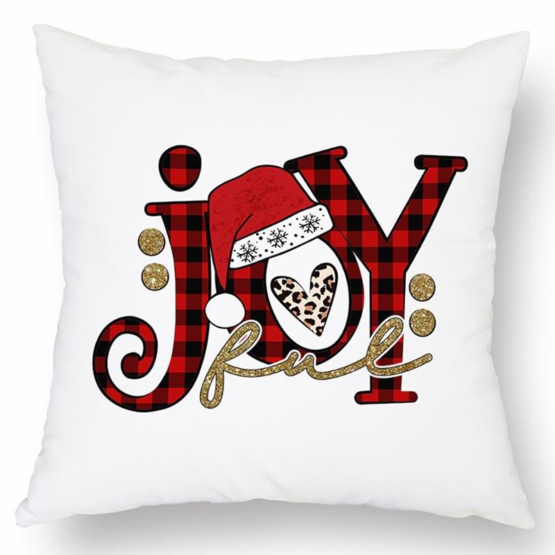 

Рождественская наволочка на диванную подушку, подушка из короткого плюша, подушка для спины, подушка для спины, скандинавский стиль 45 * 45 pillowcase