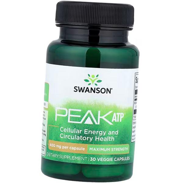 Аденозинтрифосфат, Peak ATP Maximum Strength 400, Swanson  30вегкапс (72280128)