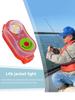 LED Life Jacket Light Energy-Efficient Automatic Survivor Locator Light Waterproof Life Saving Warning Lamp Outdoor Accessories